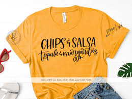 Chips And Salsa Tequila And Margaritas Graphic By Beckmccormick Creative Fabrica