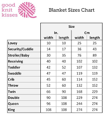 Blanket Sizes Chart 2018 10 Stitch Blanket Loom