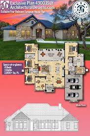 Plan 430035ly Exclusive Four Bedroom European House Plan In