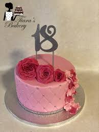 Pretty cakes beautiful cakes amazing cakes patisserie fine 18th cake 18th birthday party ideas grill birthday cake. Pink 3 Layer Cake Design For Debut