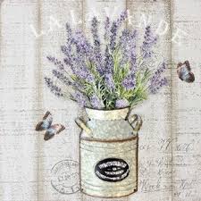 Lavender Flowers In Jug Canvas Art