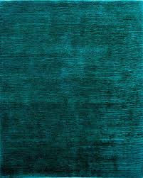 solid teal s wool rug from the