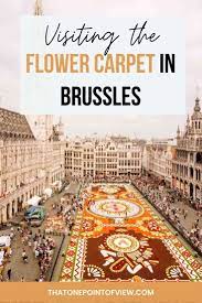 the flower carpet in brussels in 2022