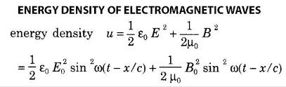 Electromagnetic Waves Energy Density
