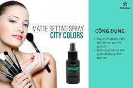 city color oil control matte setting spray
