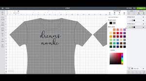 tee shirt design in cricut design e