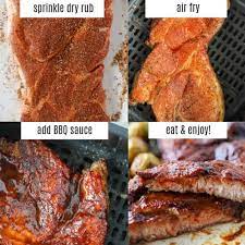 juicy bbq air fryer pork steak whole