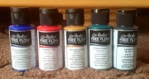 Acrylics Atelier Free Flow Artists Acrylics Review