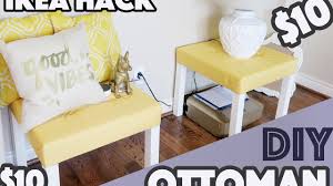 The deep buttoned style make it the perfect companion to our hugo and albert sofas, but the ottoman… Diy 10 Ottomans Ikea Lack Table Hack Youtube