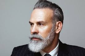 does a grey beard look good andrew