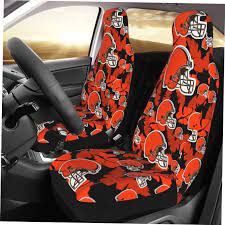 2pcs Cleveland Browns Elastic Car Seat