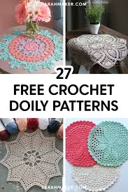 27 crochet doily patterns beginner to