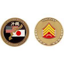 challenge coin usmc okinawa sergeant