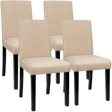 vineego set of 4 fabric dining chairs