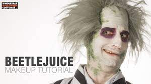 beetlejuice makeup tutorial