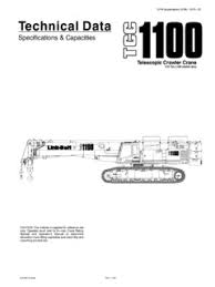Link Belt Tcc 1100 Specifications Cranemarket