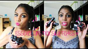 essence lipstick swatches review