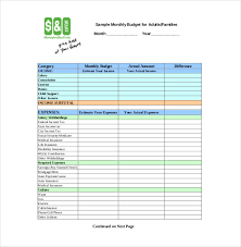 Personal Budget Template 10 Free Word Excel Pdf Documents