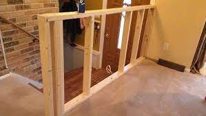 Diy Half Wall Room Divider Securing A