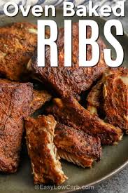 oven baked ribs with an easy dry rub