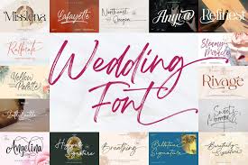 25 best wedding fonts for your special