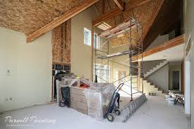 Process Of Painting A New Construction Home