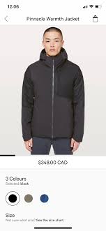 Thoughts On The New Lululemon Pinnacle Warmth Reddit