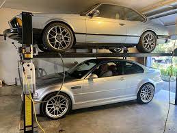stacking car lifts for the home garage