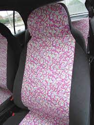 Ford Focus Car Seat Covers Pink Paisley