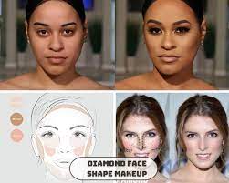 diamond face shape with best beauty