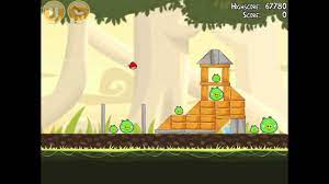 Angry Birds Danger Above 3 Star Walkthrough Level 6-1