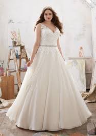 Attractive Mori Lee Plus Size Wedding Dress Juliettum Pre
