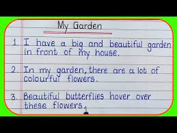 10 lines essay on my garden in english