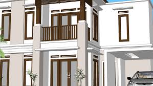 Tws & partners via architecture art designs. Rumah Tropis Minimalis Tropical Minimalist House 3d Warehouse