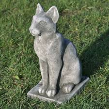 Cat Stone Statue Kitten Animal Concrete