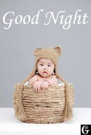 cute baby good night images