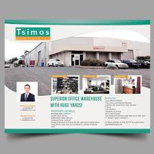 Modern Professional Real Estate Flyer Design For Tsimos Commercial