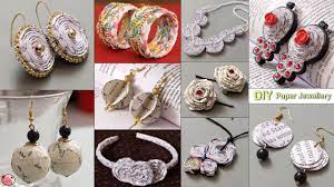 waste paper jewelry making