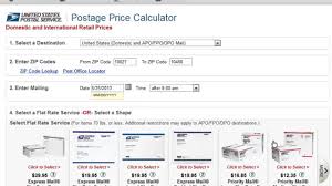 Usps Postal Price Calculator