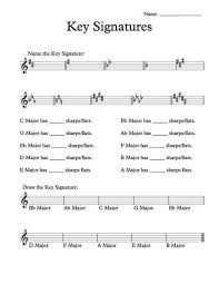 Here Is A Free Pdf Worksheet For Key Signatures Makes A