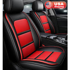 Red Stripes Car Seat Covers