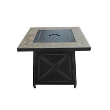 Check out more landscaping tips on our outdoor living and l. Hampton Bay Crossridge 50 000 Btu Antique Bronze Finish Gas Fire Pit G Ftb 51057b The Home Depot
