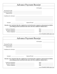 Another kind of payroll form is a certified payroll form. Advance Payment Receipt