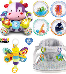 By the age of four months, a baby will reach out for a toy right when they see it (1). 25 Best Toys For 4 Month Olds To Buy In 2021