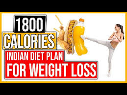 1800 calories indian t plan for