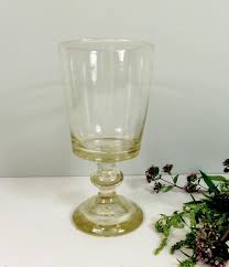 Large 19th C Glass Goblet Glass Decanters