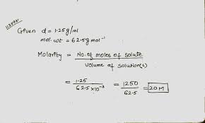 C) moles of solute/100 ml of solution. What Is The Molarity Of A Solution That Contains 30 Grams Of Naoh In 500 Answered Calculate The Molarity Of The Two Bartleby How Many Grams Of Lioh Is Needed