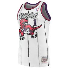 Not only does the colourway finally, we arrive upon our favourite raptors jerseys of all time. Tracy Mcgrady Toronto Raptors Mitchell Ness 1998 99 Hardwood Classics Swingman Jersey White 2019 Redzonejersey Com