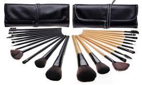 makeup brush set 12pc groupon goods