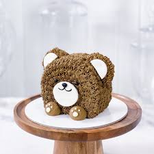 claude teddy bear safari cake